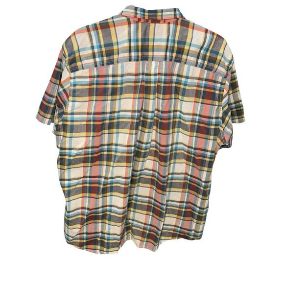 Eddie Bauer Button Down Shirt Mens XLarge Multicolor Plaid Short Sleeve. - Picture 2 of 5